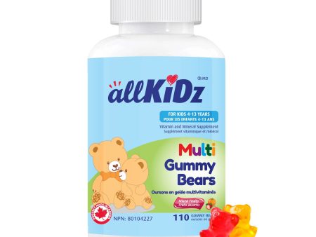 AllKidz Multi Gummy Bears Mixed Fruit 110 Gummy Bears Sale