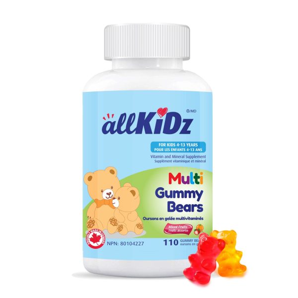 AllKidz Multi Gummy Bears Mixed Fruit 110 Gummy Bears Sale