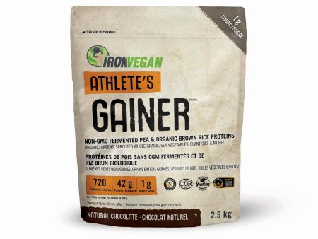 Iron Vegan Athlete s Gainer Natural Chocolate 2.5kg For Sale