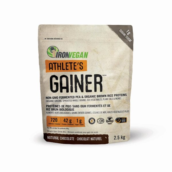 Iron Vegan Athlete s Gainer Natural Chocolate 2.5kg For Sale