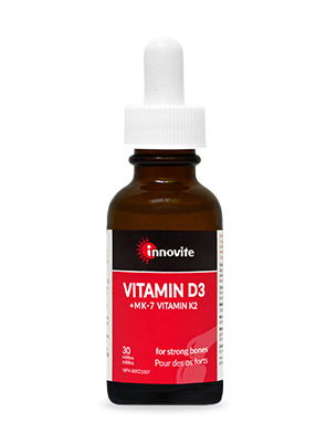 Innovite Vitamin D3 with K2 Drops 30ml Supply