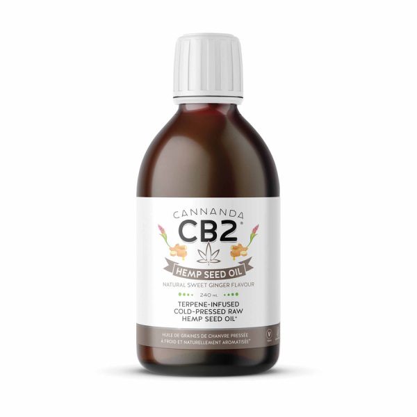 Cannanda CB2 Sweet Ginger Hemp Seed Oil 240ml For Cheap