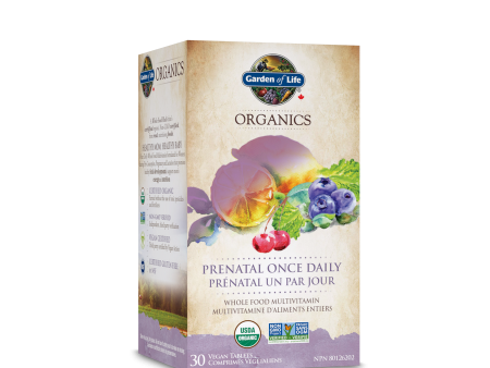 Garden of Life MyKind Organics Prenatal Once Daily Multivitamin 30 Vegan Tablets For Discount