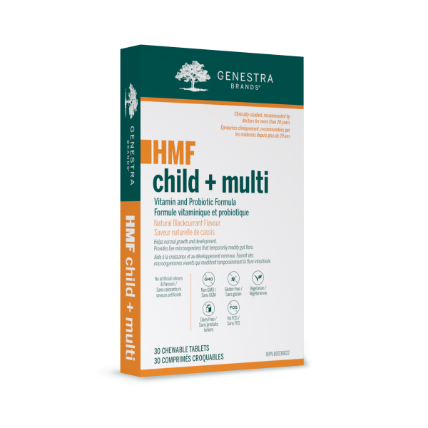 Genestra HMF Child + Multi Chewable Probiotic 30 Tablets (Black Currant) Online