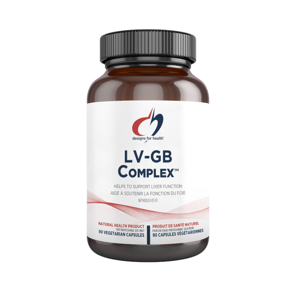 Designs for Health LV-GB Complex 90 Vegetarian Capsules Supply