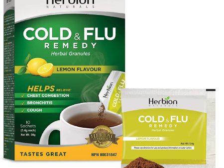 Herbion Naturals Cold & Flu Remedy Lemon 10 Sachets Online Hot Sale