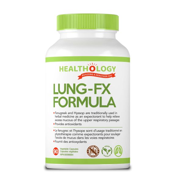 Healthology Lung-FX Formula 90 Vegetarian Capsules Online now