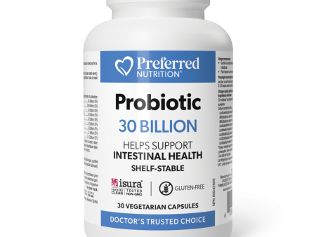 Preferred Nutrition Probiotic 30 Billion 30 Vegetarian Capsules Sale