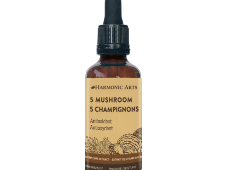 Harmonic Arts 5 Mushroom Extract Tincture 100ml Cheap