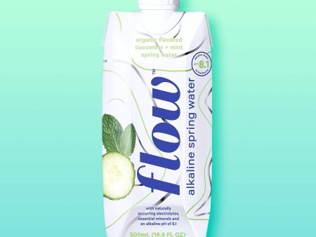 Flow Alkaline Water Cucumber Mint 500ml Fashion