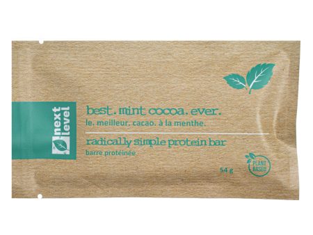 Next Level Foods Best. Mint Cocoa. Ever. Bar 54g Supply