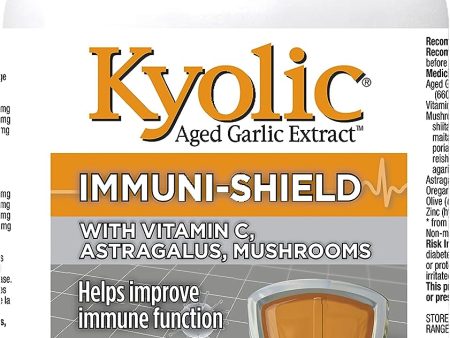 Kyolic Formula 103 Immuni-Shield With Vitamin C 180 Capsules Supply