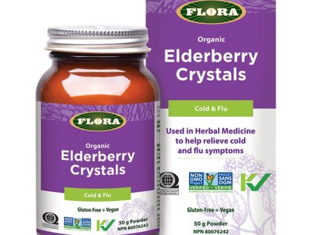 Flora Organic Elderberry Crystals 50g Fashion