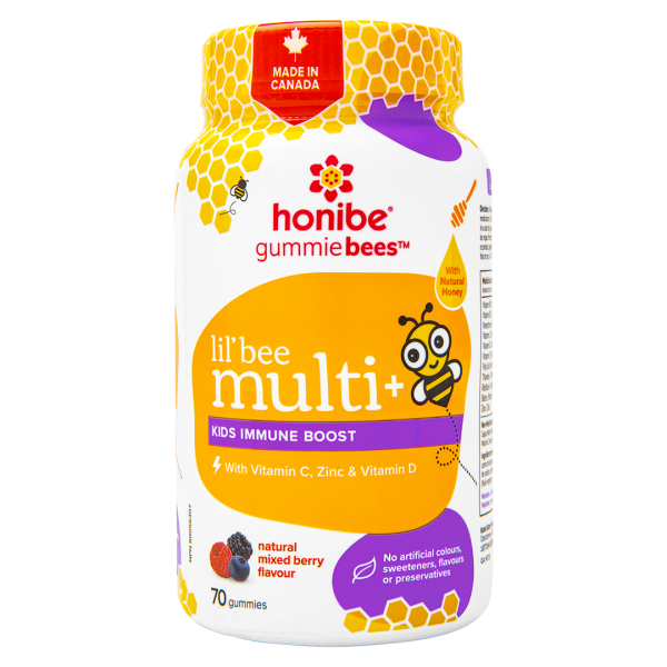 Honibe Lil  Bee Kids Multi+ Immune Boost 70 Gummies For Discount