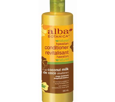 Alba Botanica Coconut Milk Conditioner 355ml For Discount