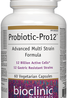 Bioclinic Naturals Probiotic-Pro12 60 Vegetarian Capsules Online