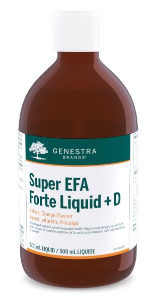 Genestra Super EFA Forte Liquid + D, Orange 500ml Hot on Sale