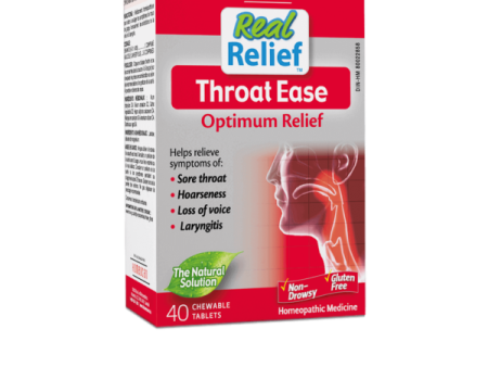 Homeocan Real Relief Throat Ease 40 Chewable Tablets Fashion