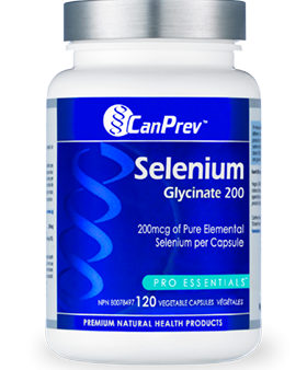 CanPrev Selenium Glycinate 200mcg 120 Vegetarian Capsules Online now