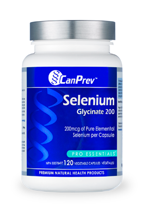 CanPrev Selenium Glycinate 200mcg 120 Vegetarian Capsules Online now