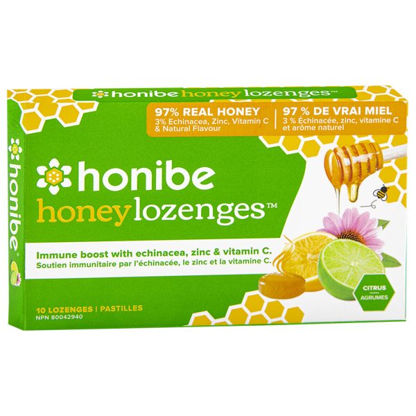 Honibe Pure Honey Citrus Immune Boost Lozenges 10 Lozenges Cheap