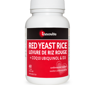 Innovite Red Yeast Rice with Ubiquinol & Vitamin D3 60 Vegetarian Capsules Hot on Sale