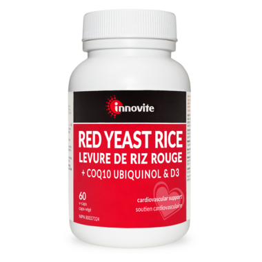 Innovite Red Yeast Rice with Ubiquinol & Vitamin D3 60 Vegetarian Capsules Hot on Sale