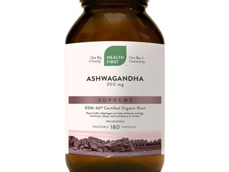 Health First Ashwagandha Supreme 180 Vegetarian Capsules on Sale