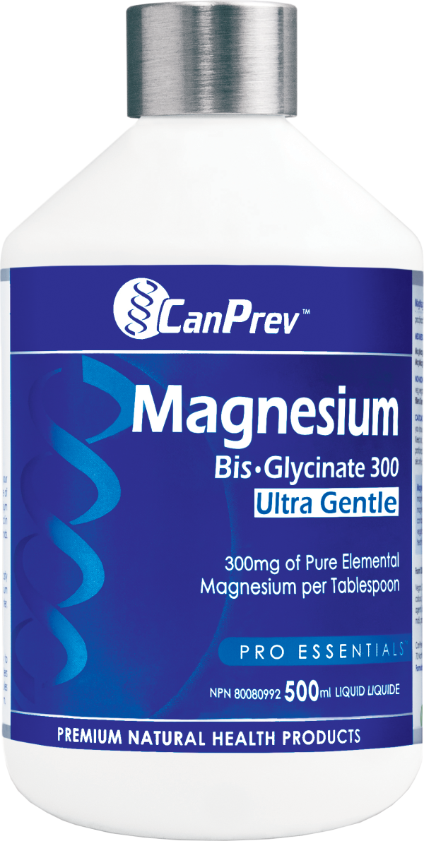 CanPrev Magnesium BisGlycinate 300 Ultra Gentle Liquid 500ml on Sale