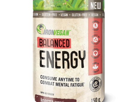 Iron Vegan Balanced Energy Roasted Coffee 150g For Sale