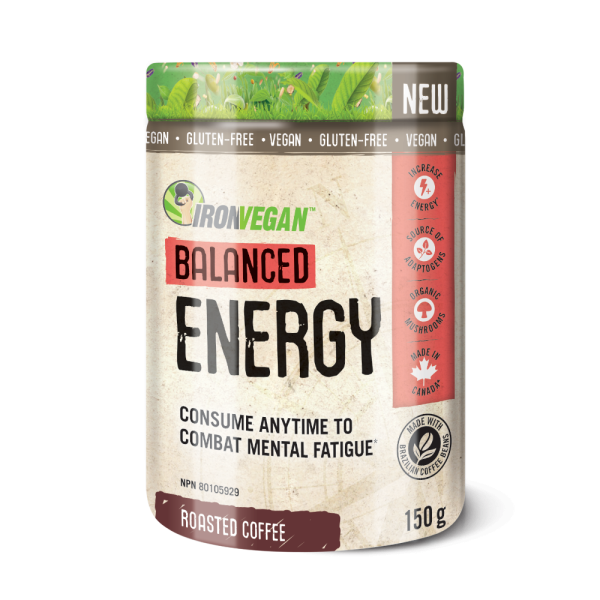 Iron Vegan Balanced Energy Roasted Coffee 150g For Sale