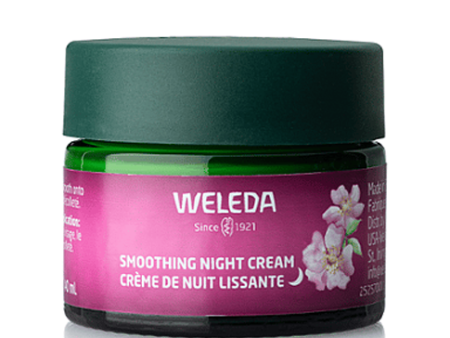 Weleda Smoothing Night Cream Wild Rose & White Tea 40ml Online now