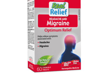 Homeocan Real Relief Headache and Migraine 60 Chewable Tablets For Discount