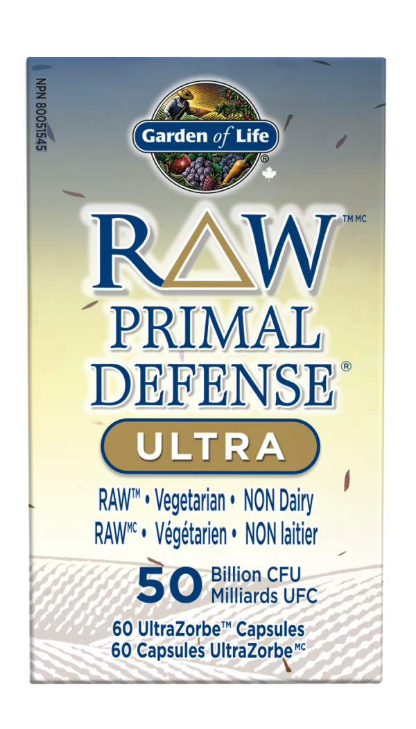 Garden of Life Raw Primal Defense Ultra 60 UtraZorbe Capsules For Discount