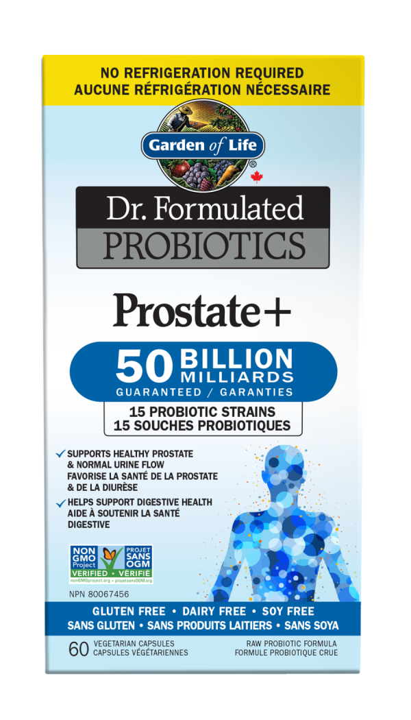 Garden of Life Dr. Formulated Probiotics Prostate+ 60 Vegetarian Capsules Sale