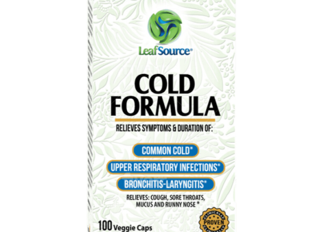 LeafSource Cold Formula 100 Vegetarian Capsules For Sale