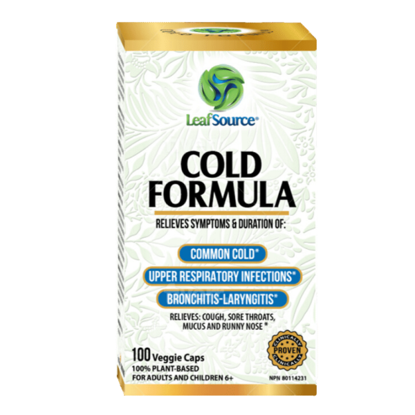 LeafSource Cold Formula 100 Vegetarian Capsules For Sale