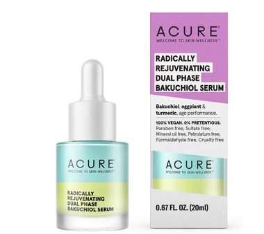 Acure Radically Rejuvenating Dual Phase Bakuchiol Serum 20ml Online now