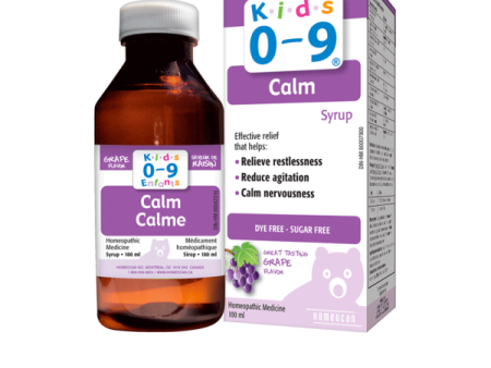 Homeocan Kids 0-9 Calm Syrup Grape Flavour 100ml Hot on Sale