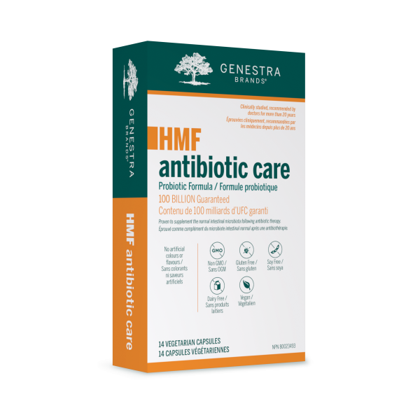 Genestra HMF Antibiotic Care 14 Vegetarian Capsules For Sale