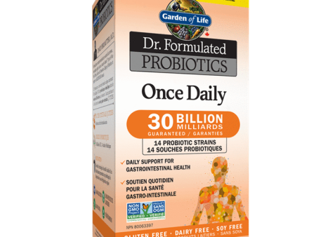 Garden of Life Dr. Form. Probiotics Once Daily 30 Billion (Shelf Stable) 30 Vegetarian Capsules Online