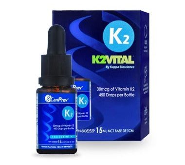 CanPrev K2Vital Vitamin K2 Drops 15ml Supply