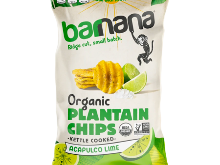 Barnana Organic Plantain Chips Acapulco Lime 140g Cheap