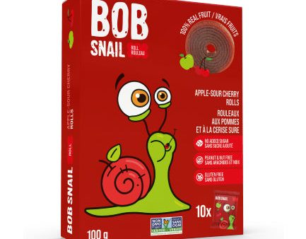 Bob Snail Fruit Rolls Apple- Cherry 5 x 10g Rolls Fashion