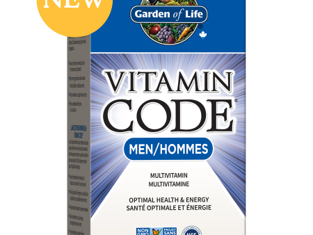 Garden of Life Vitamin Code Men Multivitamin 120 Vegetarian Capsules Hot on Sale