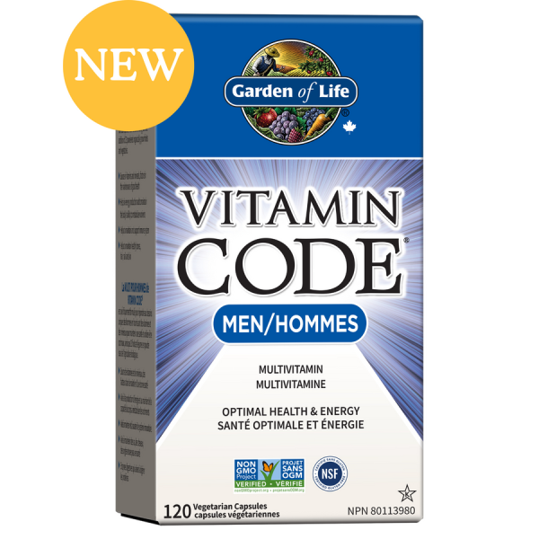 Garden of Life Vitamin Code Men Multivitamin 120 Vegetarian Capsules Hot on Sale