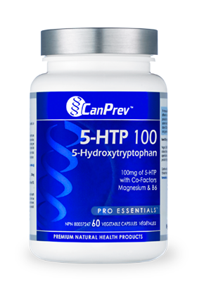 CanPrev 5-HTP 100 60 Vegetarian Capsules Hot on Sale