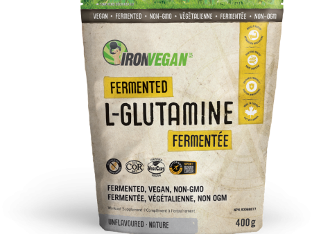 Iron Vegan Fermented L-Glutamine Unflavoured 400g For Discount