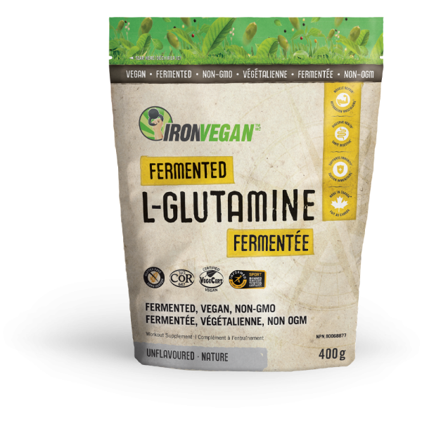 Iron Vegan Fermented L-Glutamine Unflavoured 400g For Discount