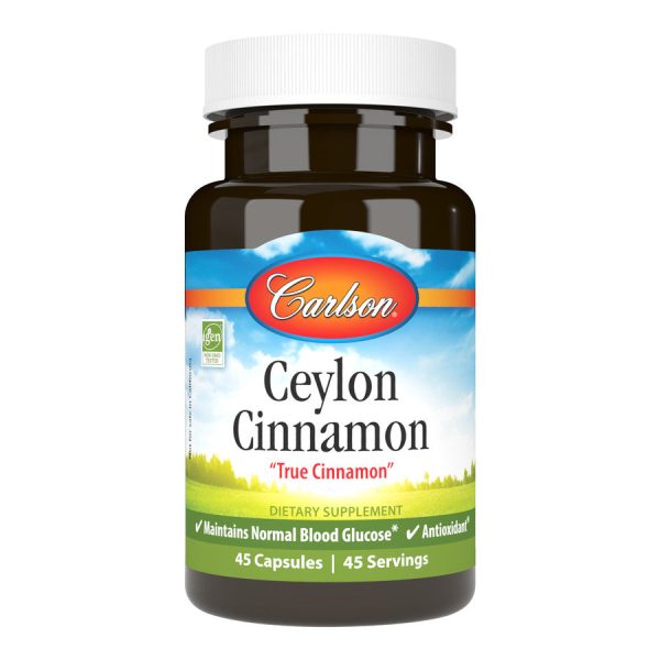 Carlson Ceylon Cinnamon 500mg 90 Capsules Hot on Sale